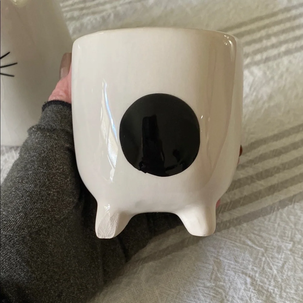 Cute Cat-Themed Ceramic Planters